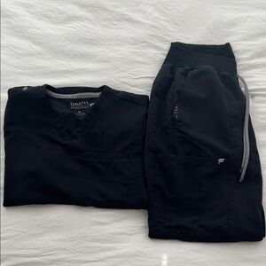 Fabletics Black Scrub Set